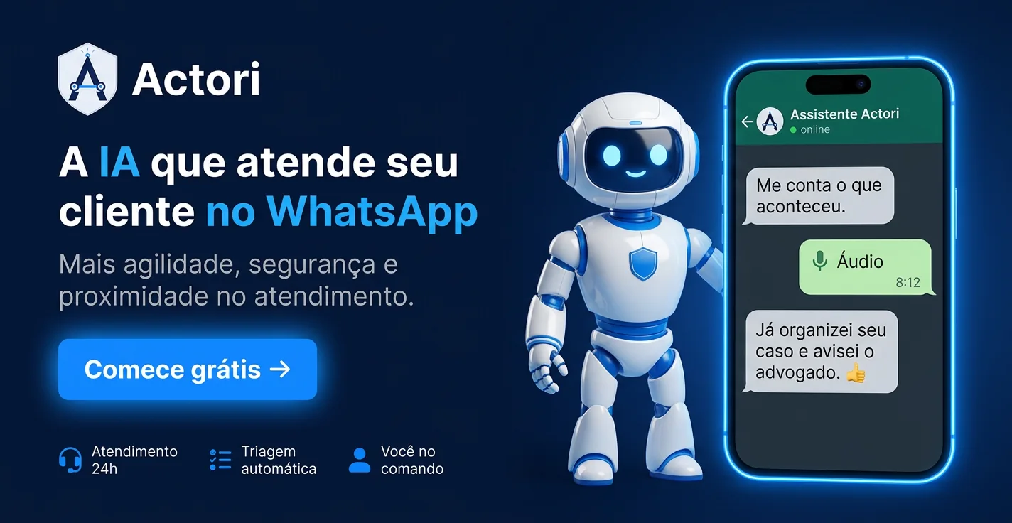 Actori  A IA que atende seu cliente no WhatsApp com agilidade e triagem automática